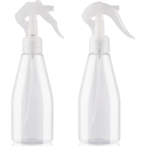 24 X 200ML Portable Plastic Spray Bottle Transparent Makeup Moisture Atomizer Pot Fine Mist Spray Bottle Hair Hairdressing Tool