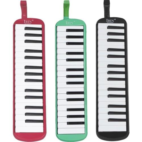 32 Key Harmonica Melodica Portable Mouth Organ Teaching Instrument with Hard Box Accessories 3 Colors Optional for beginners