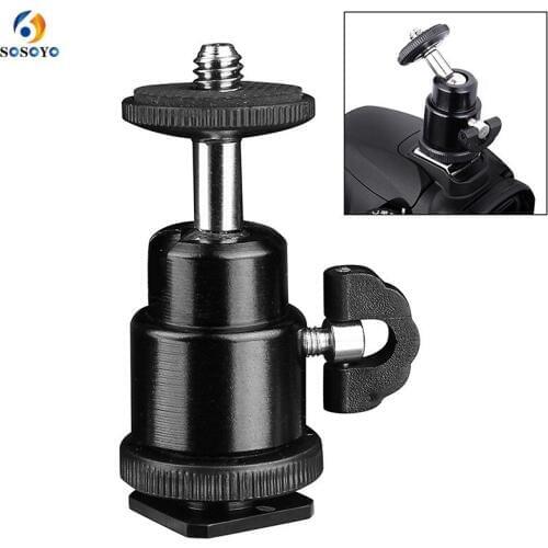 Hot Shoe Adapter Stand 1/4 Screw Cradle Ball head Tripod For Gopro 8 7 6 5 4 3 Xiaomi Yi Dji OsmoAction Camera Accessories