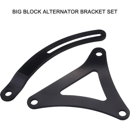 Big Block Mopar Chrome Alternator Bracket for Dodge Chrysler 383 440 Block bb mopar #9457