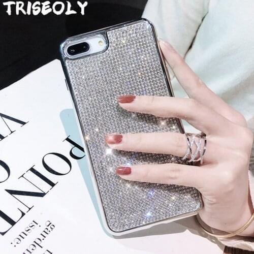 Bling Diamond Phone Case For Samsung Galaxy S10 S10 Plus S10E Cover For Samsung S8 Plus S9 Plus S10 Coque Soft Rhinestone Funda