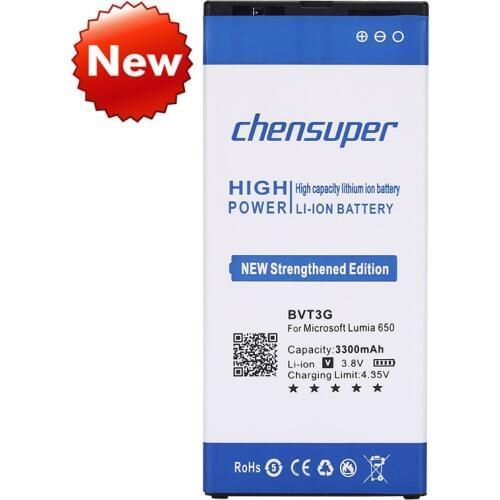 Chensuper 3300mAh BV-T3G Battery For Nokia Lumia 650 Battery RM-1154 BVT3G