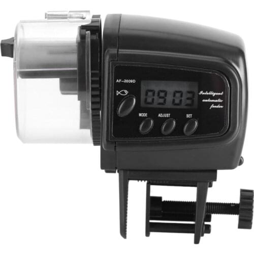 LCD Electronic Automatic Fish Feeder Dispenser Timer Automatic Tank Food Feeding Machine Aquarium Auto Fish Feeder Timer