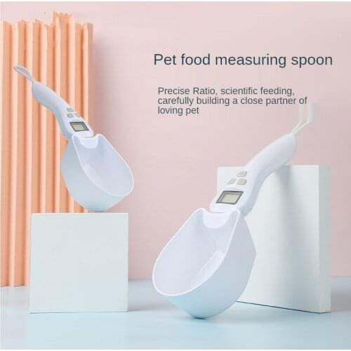 Electronic Measuring Spoon Smart Weighing Spoon Pet Food Ration Spoon Cat Food Shovel Cat Accessories Dog Food Spoon