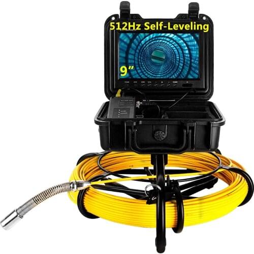 30M Self-Leveling 23mm Camera Built-in 512Hz Transmitter Sonde for Pipe Location Endoscope Drain Pipe Inspection Sewer Camera
