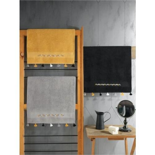 Cotton box, turkey pure super absorbent cotton, hand / face towels, bath towels, 3 pcs, 50x90 cm