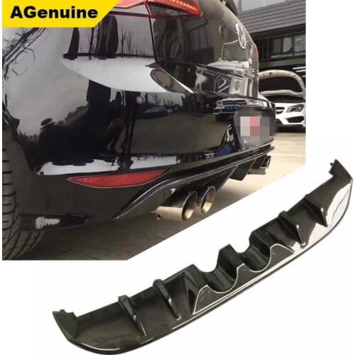 Good Quality carbon fiber back bumper lip rear bumper diffuser for Volkswagen/VW Golf MK7 R Rline