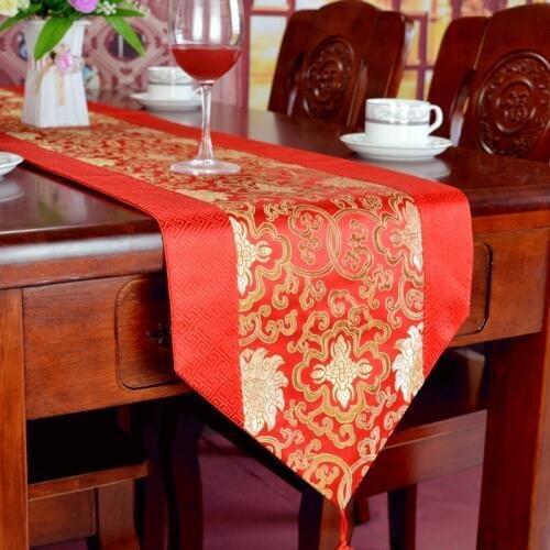 Classical concise solid table runner the us style long strip table cloth dinning/tv/shoe table cover Chinese style table runner