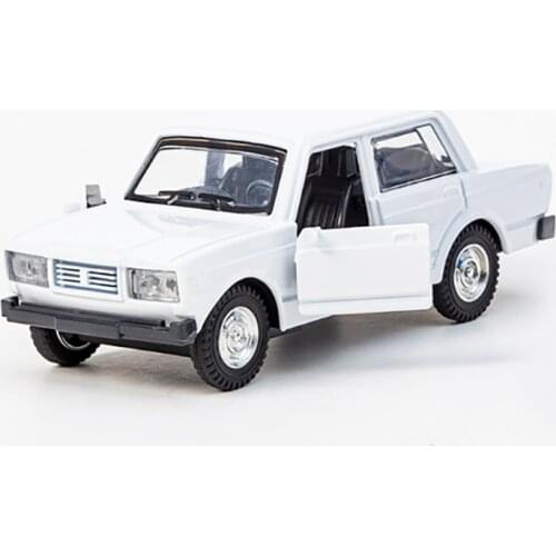12.5CM 1:32 Scale Metal Alloy Classic Russia Soviet Union Lada Auto Car Cab Model Pull back Model Diecast Vehicles Toys Children