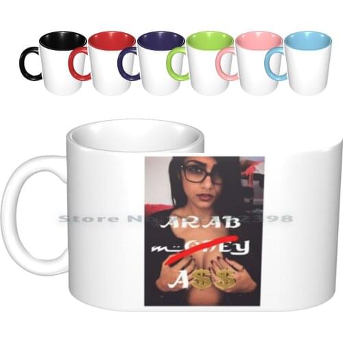 My Arab Love! Ceramic Mugs Coffee Cups Milk Tea Mug Mia Khalifa Mia Sexygirl Sexygirls Arab Arabe Lebanon Ass Hot Azz