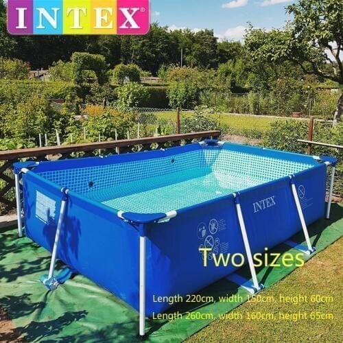 Intex Oversized Family Adult Bracket Swimming Pool Thickened Large Children Inflatable Summer Swimming Pool Foldable Inflatable