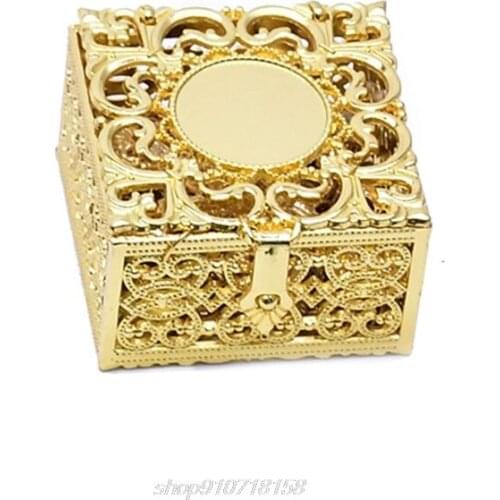 Rosary Beads Box Necklace Metal Christian Catholic Religious Jewelry Case Storage Organizer F03 21 Dropship