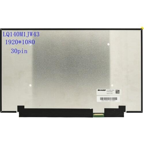 Original 14.0 inch LQ140M1JW43 Lcd Display Screen 1920*1080 30 pins