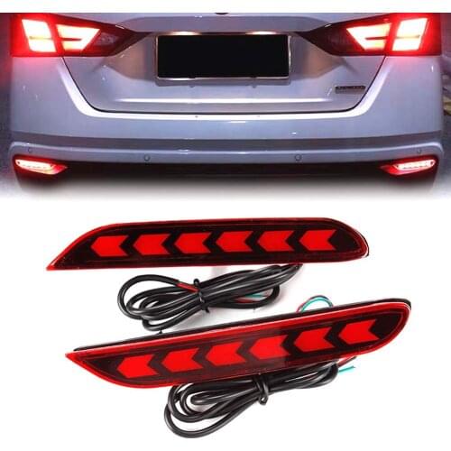 Reflectors Fog Brake Tail Light Lamps Accessories Kit for Nissan Altima Sedan,Rogue,Rogue Sport,Infiniti Q50 Q70 Etc