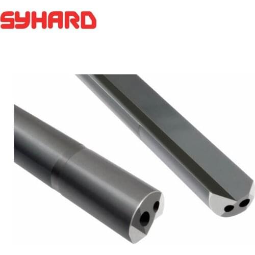 Gun Drill Bit Solid Carbide Deep Hole Machine Drilling Bit Gun Drill D4.02/4.52/5.02/5.52/6.02/6.52mm Length 200/235/250/280mm