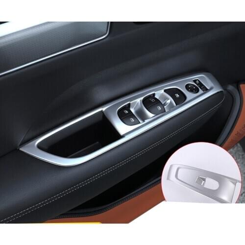 Fit For Renault Koleos 2017 2nd Ge ABS Matte Side Door Window Switch Cover Interior Door Armrest Mouldings styling Panels Trim