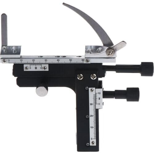 Microscope Moveable Stage Caliper With Scale Attachable Mechanical Stage X-Y High-precision Vernier Biological Dropshipping
