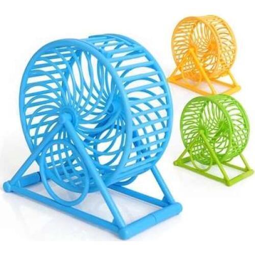 Ability Developing Small Pets Hamster Toys Roller Running Wheel Belt Stent Supplies Cute Animal House Nest Cage Box 2021