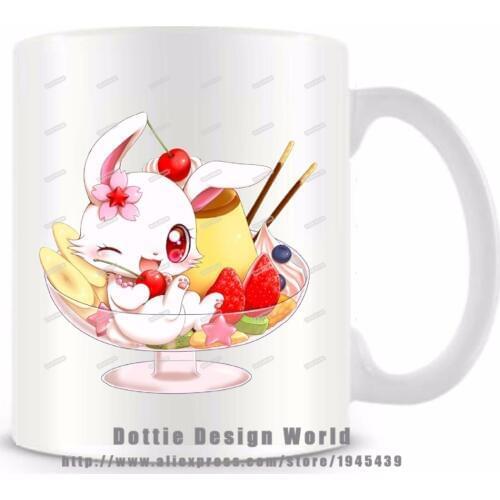 Bunny Rabbit funny novelty travel mug Ceramic white coffee tea milk mugs cup Personalized Birthday Valentine Mothers Day gifts