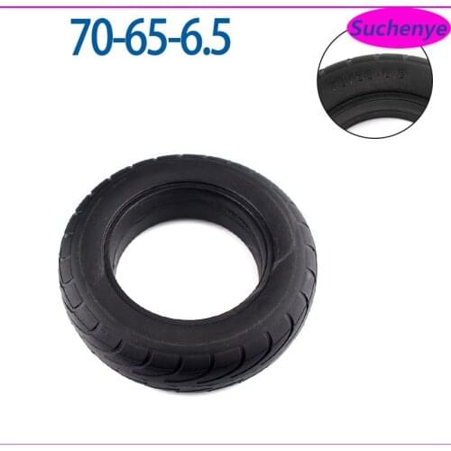 10x2.70-6.5 Tire 10 Inch Solid Tire 70/65-6.5 Thickening and Wear Resistance Tyre For Electric Scooter Balance Scooter Parts