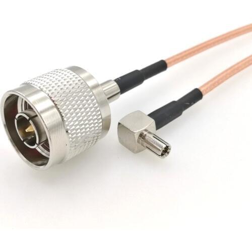 TS9 Male Angle To N Male Coaxial RG174&RG316 jumper Pigtail Cable For HUAWEI ZTE 3G 4G Modem Antenna20CM
