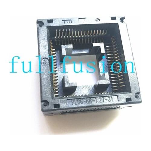 PLCC-68-1.27-31 Enplas IC Test Socket 1.27mm Pitch PLCC68Pin Burn in Socket