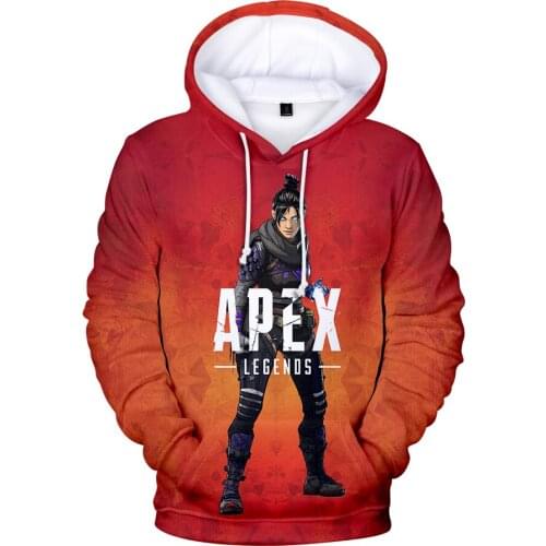 Hoodies Men Kawaii 3D Print sweatshirt hoodies Long Sleeve Women Clothes Hot Sale Apex Legends Casual Kpop High Quality Clothes