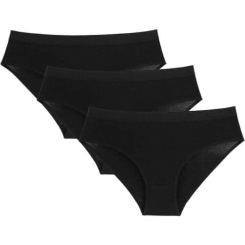 NUNELL Women Black pcs set High Waist Panties