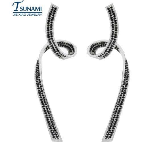 Top quality AAA zircon earrings for female luxury jewelry gifts ER-203