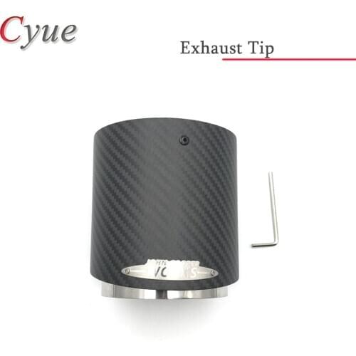 1 Piece Matte Carbon Fiber Exhaust Muffler Tips for MINI Cooper S R55 R56 R57 R58 R59 R60 R61 F54 F56 F57 F60