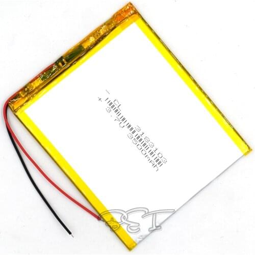 3.7V 3183103 With Protective Plate 3500mAh Rechargeable Polymer Lithium Battery For PSP Navigation Ebook Speaker Notebook Powerb