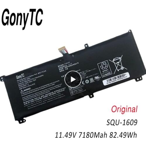 GONYTC SQU-1609 SQU-1611 Laptop Battery For HASEE 31CP5/58/81-2 Tablet Batery SQU-1710 SQU-1713 7180mAh