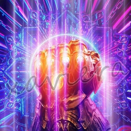 Glowing Fist Diamond Painting Diy 5D Full Round Square Drill Mosaic Embroidery Cross Stitch Rhinestone Picture Home Decor Crafts