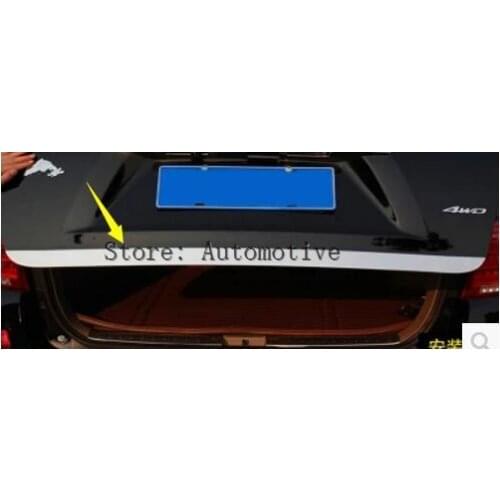 For 2008-2012 2013 for Toyota Highlander High quality stainless steel Rear Trunk Lid Cover Trim