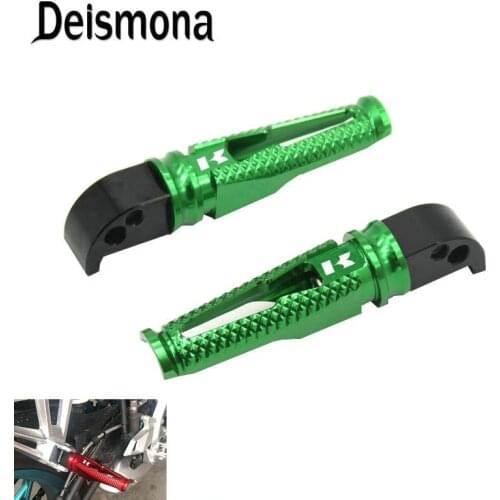 For Kawasaki Z300 Z400 NINJA300 NINJA400 NINJA 300/400 Motorcycle CNC Aluminum Foot Pegs Pedals Moto Rear Passenger Footpegs