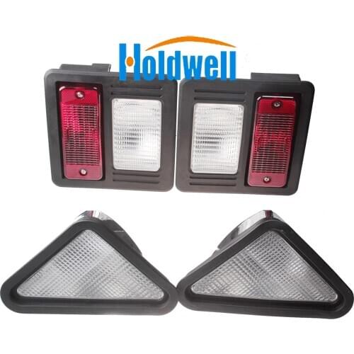 Holdwell Light Set LED Head Tail Light Kit 6670284 & 6674401 & 6674400 For Bobcat S100 S130 S150 S160 S175 S185 S205