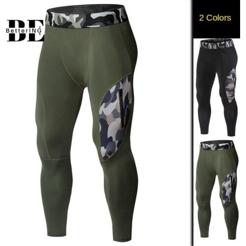 2021 Men New Track Pants High Stretch Quick Dry Tight Leggings Basketball Training Fitness Four Stretch Running Small Leg Pants