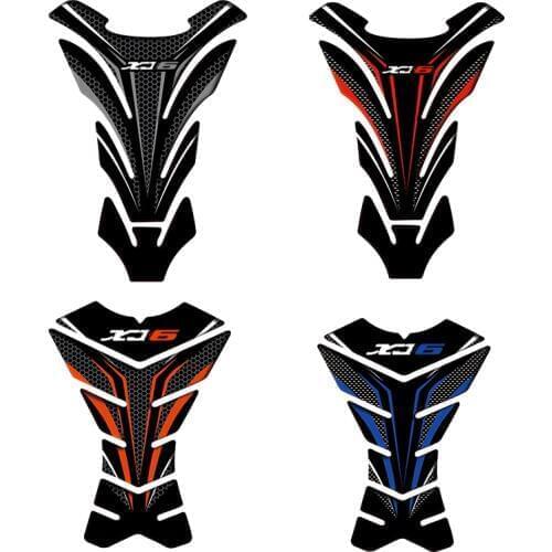 New 3D Carbon-look Motorcycle Tank Pad Protector Decal Stickers Case for Yamaha XJ6 DIVERSION