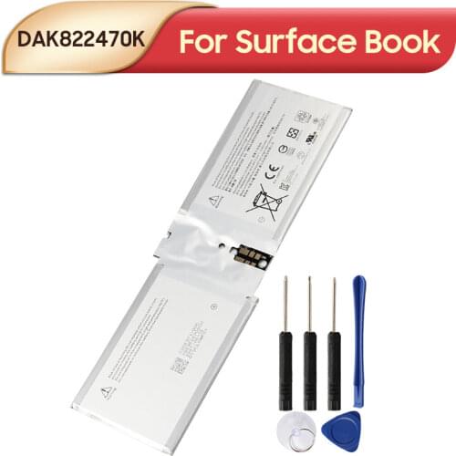 Original Replacement Tablet Battery DAK822470K For Microsoft Surface Book 1703 2387mAh with Tools