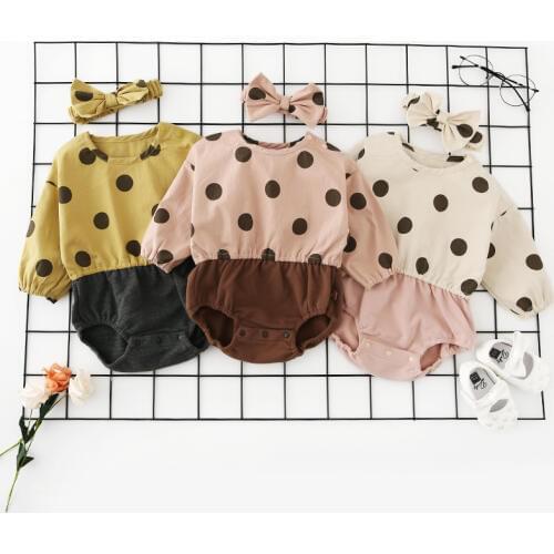 Thick newborn baby clothes cotton long sleeve boy jumpsuit warm infant baby girls bodysuit toddler pajamas children outfits