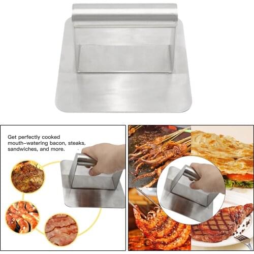 Grill Press Hamburger Bacon Press Meat Beef Grill for Pan Oven