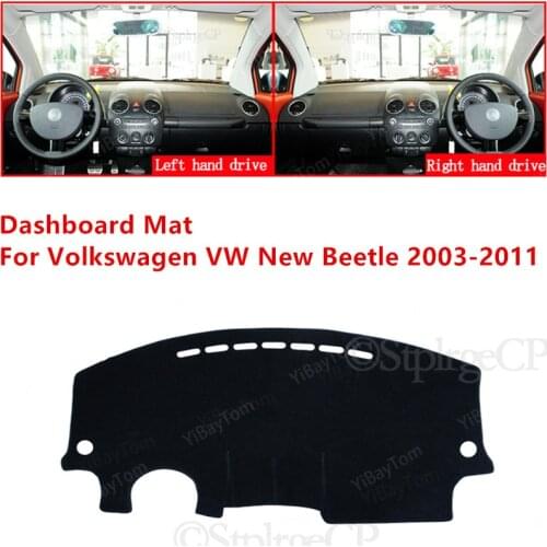 For Volkswagen VW New Beetle 2003-2011 Beetle A5 Anti-Slip Mat Sunshade Dashmat Protect Carpet Dashboard Cover Pad Accessories