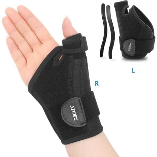 Adjustable Wristband Brace Wrist Support Hand Protection Roller Snowboard Skating Skiing Wrist Guard Palm Pads Finger Protector