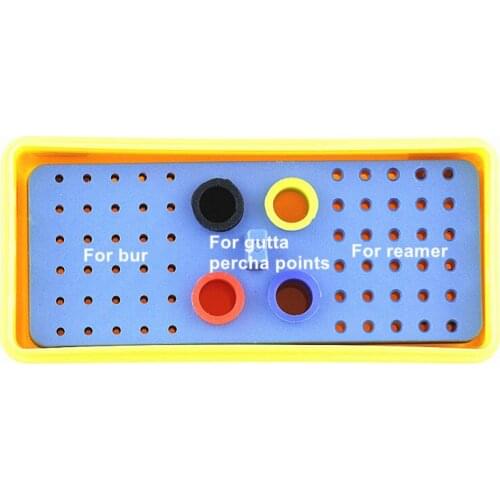 Dental Equipment 72 Holes Holder Block Diamond Burs Box Gutta Percha Points Reamer Endodontic Autoclavable Kit Dentist Products