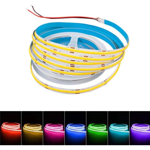 FCOB Led Strip Light 12V 24V Flexible Tape FOB COB Linear Lights Cool White 6000K Nature White 4000K Warm White 3000K Dimmable