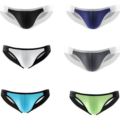 Mens Bikini Briefs In Nylon Low Rise Panties Micro Lingerie Underwear Mini G-string Thongs Brushed Light Underpants Set 3/4/5pcs