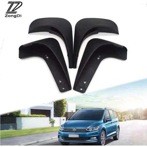 ZD Car Mudflaps Fit For 2004 2005 2006 2007 2008 2009 2010 VW Touran Caddy Mudflap Accessories Front Rear Mudguards fenders