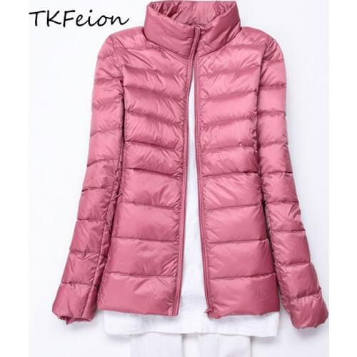 Women Jacket Autumn Winter Spring 2018 Lady Warm Hooded Coat 90% Duck Down Ultra-thin Female Slim Jacket Female Plus 5XL 6XL 7XL