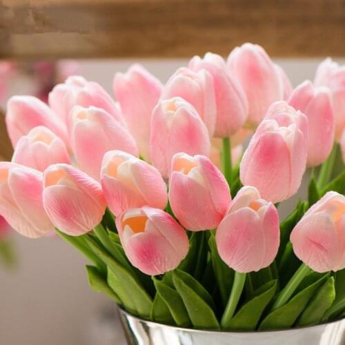 1/3/5/10 PCS Tulip Artificial Flower Living Room Desktop Imitation Plants Ornaments For Home Garden Wedding Indoor Decor Gift