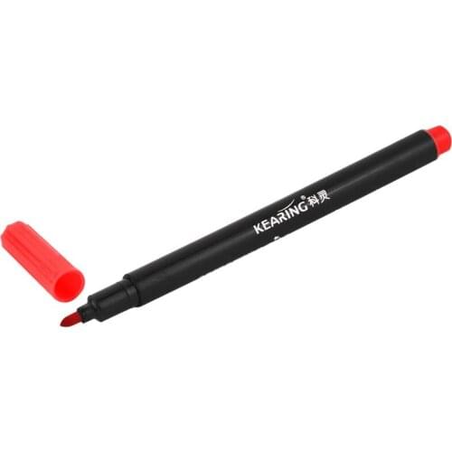 1 x Fabric Marker Pens Permanent Colors For DIY Textile Clothes T-Shirt Shoes red